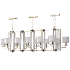 Люстры Crystal Lux NICOLAS SP12 L1600 GOLD/WHITE, фото 